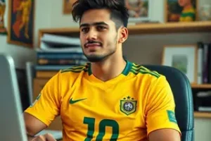 Lula Neymar jogador home office Copa do Mundo