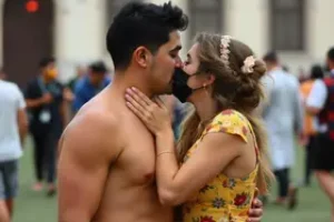 troca de olhares